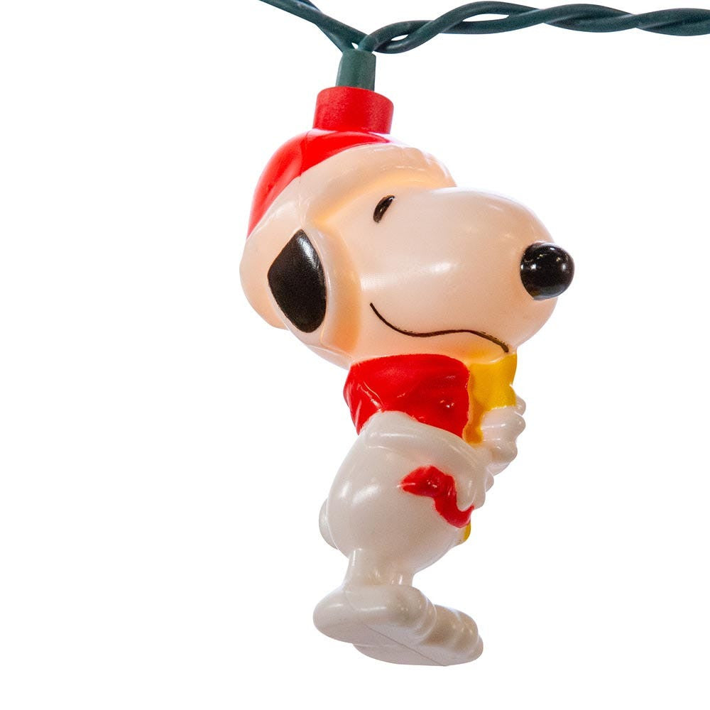 9' UL 10L Peanuts© LED Snoopy and Woodstock Light Set