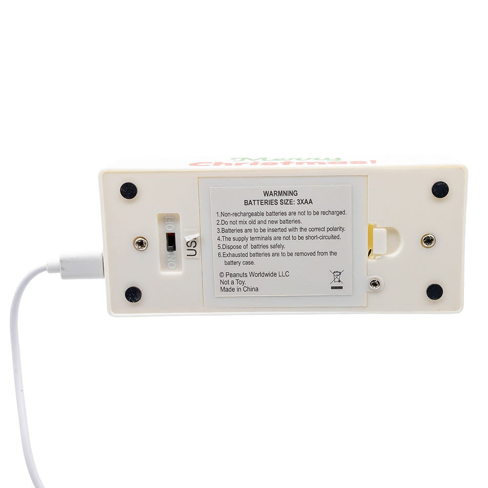 11.2" Battery Operated Peanuts© USB Snoopy Infinity Light
