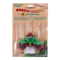 C7 3-Piece Bubble Light Replacement Bulbs For UL1963