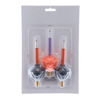 Black & Orange Bubble Light Replacement Bulbs
