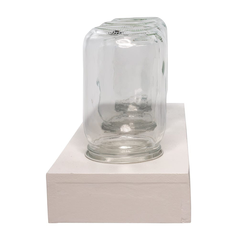 13" 3-Piece Mason Jar Fairy Light Display