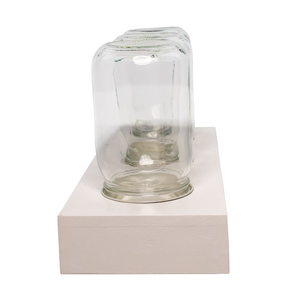 13" 3-Piece Mason Jar Fairy Light Display