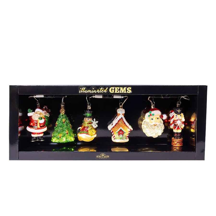 Black Illuminated Gems Display (For USB Glass)