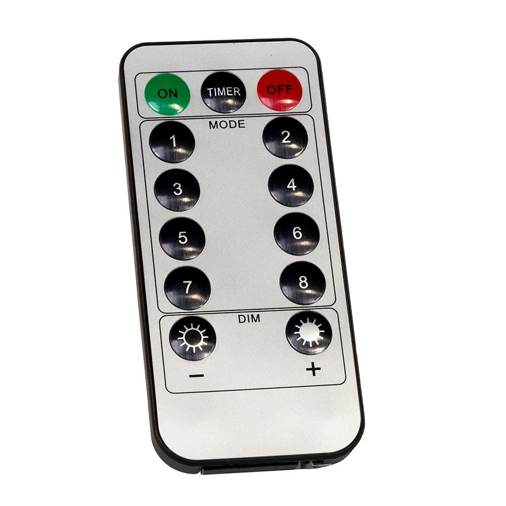 Battery-Operated Multifunction Remote Control for Illuminated Gems USB1201D