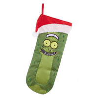 Rick and Morty™ Pickle Rick Stocking With Santa Hat
