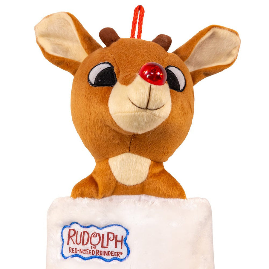 Rudolph The Red Nose Reindeer® Plush Head Stocking