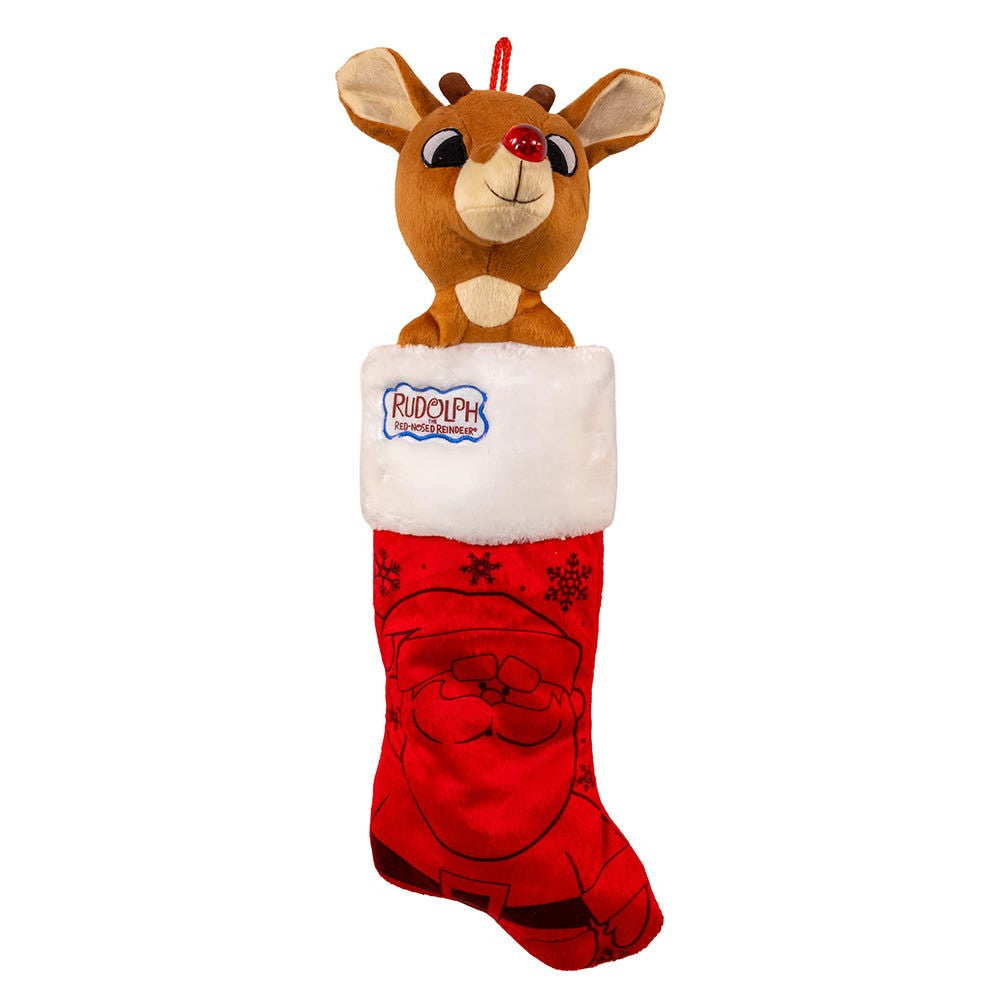 Rudolph The Red Nose Reindeer® Plush Head Stocking