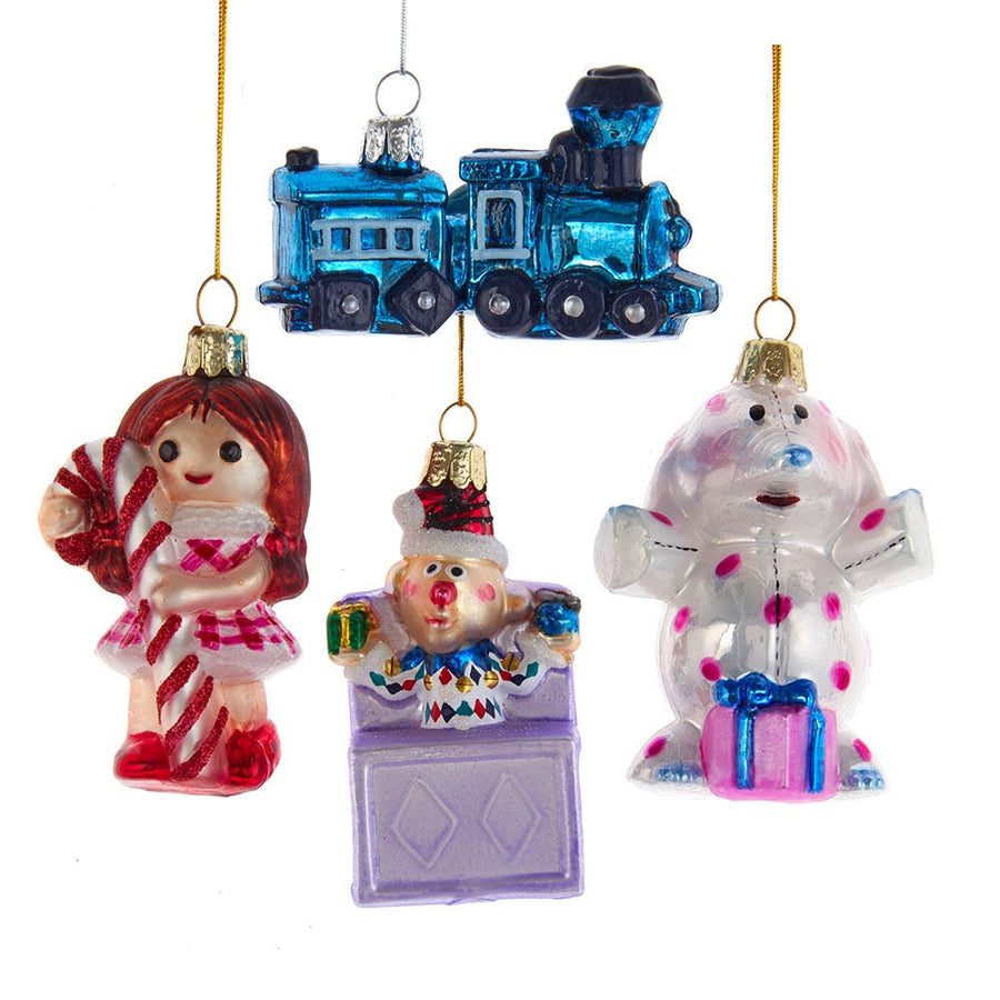 Rudolph The Red Nose Reindeer® Glass Misfit Toys Ornaments
