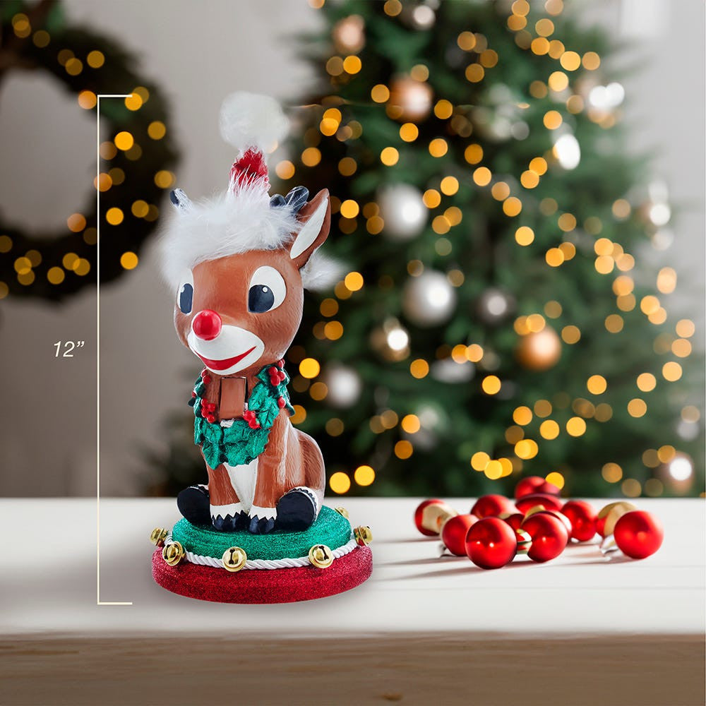 12" Hollywood Nutcrackers™ Rudolph The Red Nose Reindeer® Rudolph Nutcracker