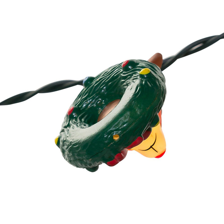 9' UL 10L Rudolph The Red Nose Reindeer® Wreath Light Set