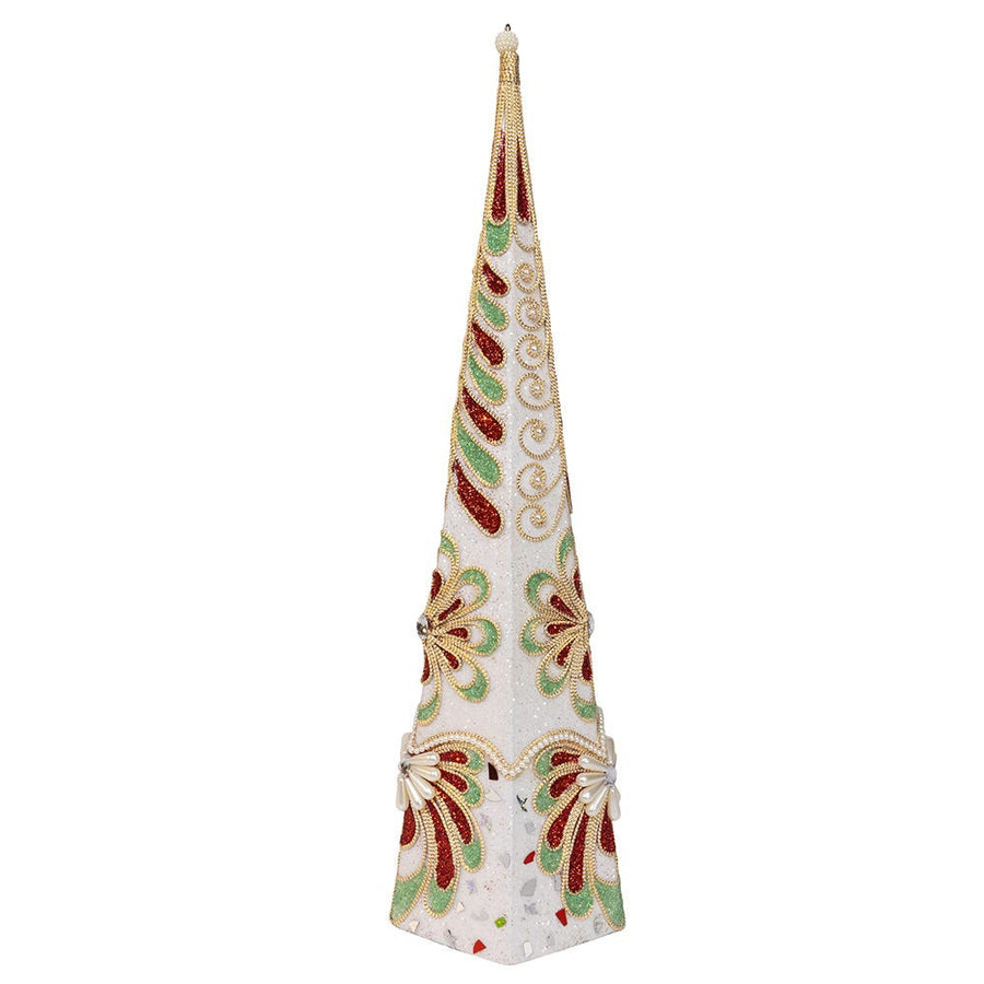 20.5" Mistletoe Red, White & Green Topiary