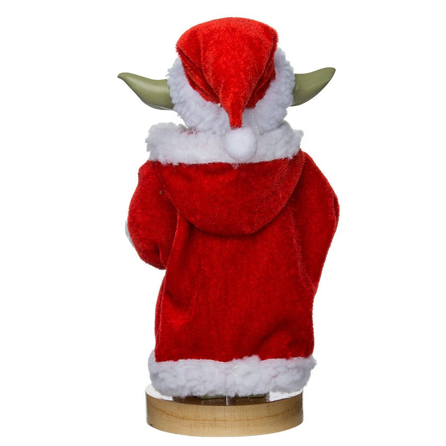 9" Star Wars™ Yoda In Santa Robe Nutcracker