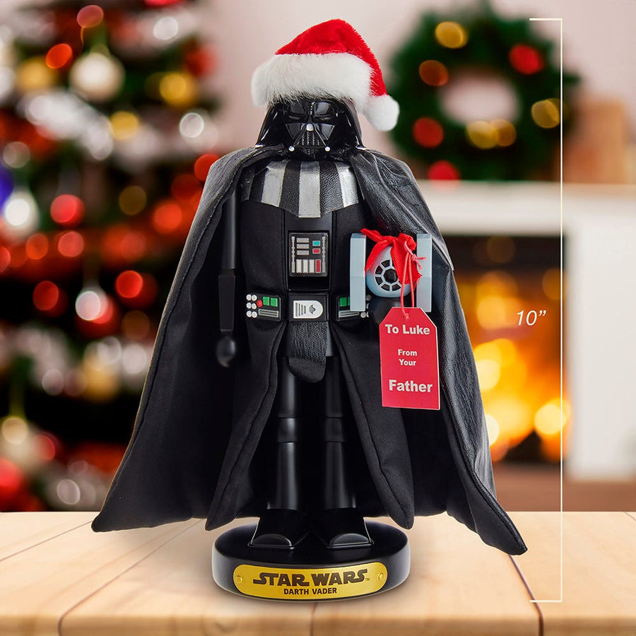 10" Star Wars™ Vader With Tie Fighter Nutcracker