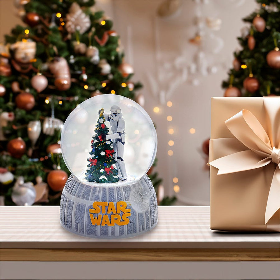 100MM Star Wars™ Stormtrooper Decorating Christmas Tree Musical Water Globe
