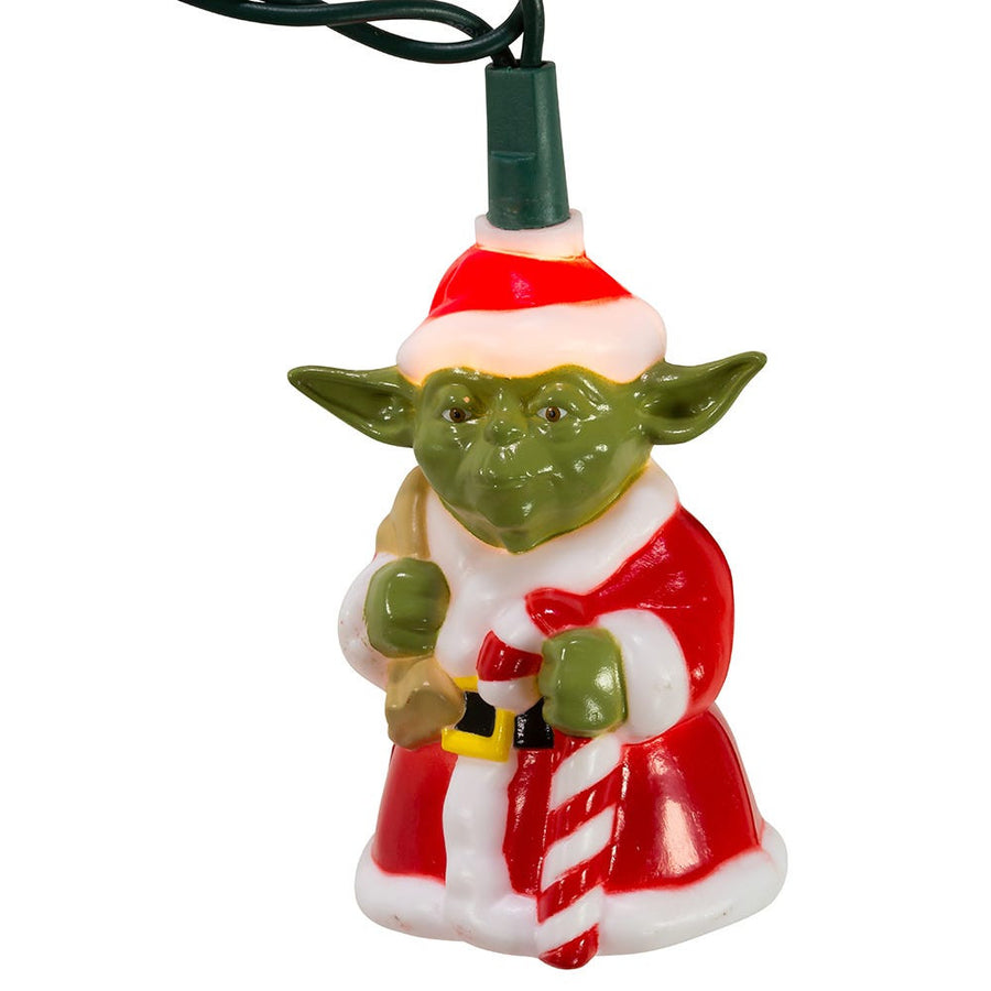 9' UL 10L Star Wars™ Yoda In Santa Suit Light Set