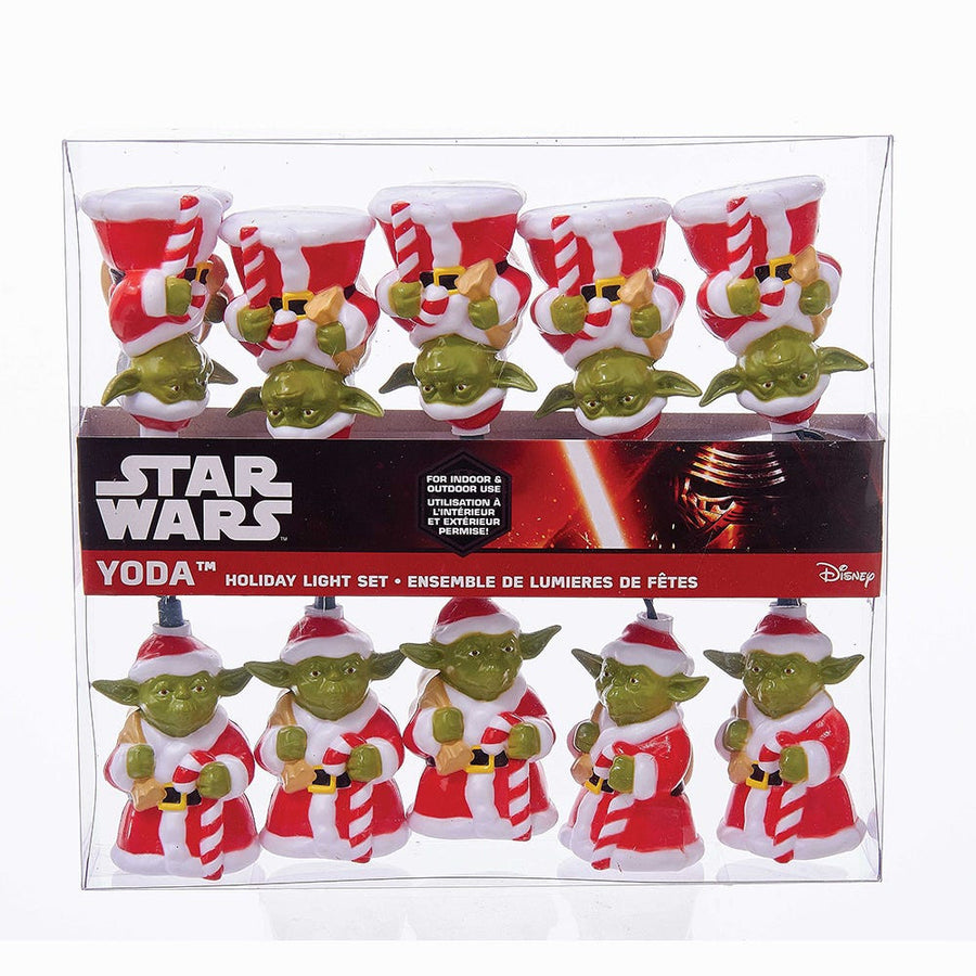 9' UL 10L Star Wars™ Yoda In Santa Suit Light Set