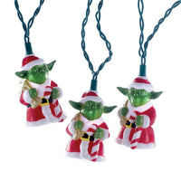9' UL 10L Star Wars™ Yoda In Santa Suit Light Set