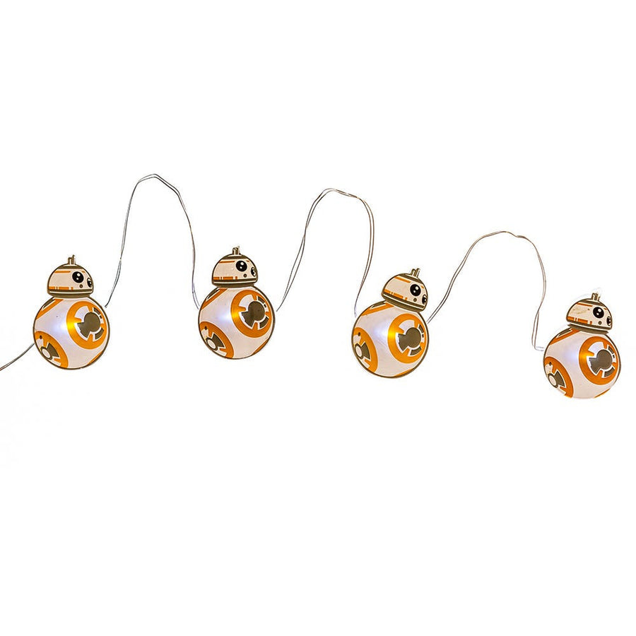 9' Battery Operated 20L Star Wars™ BB-8 Fairy LED Light Set In PDQ