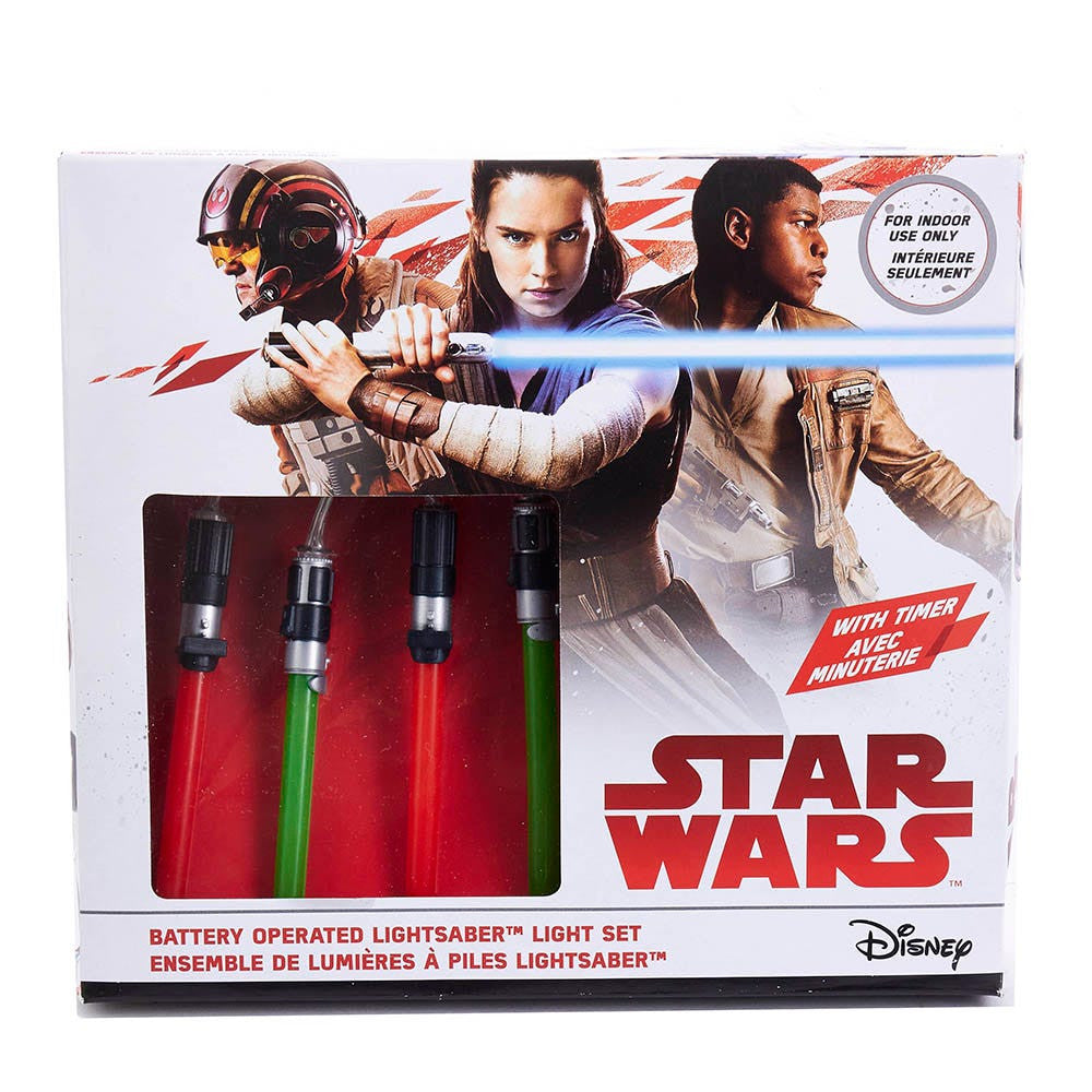 5.5' Battery-Operated Star Wars™ 20L 10-Piece Light Sabers Light Set