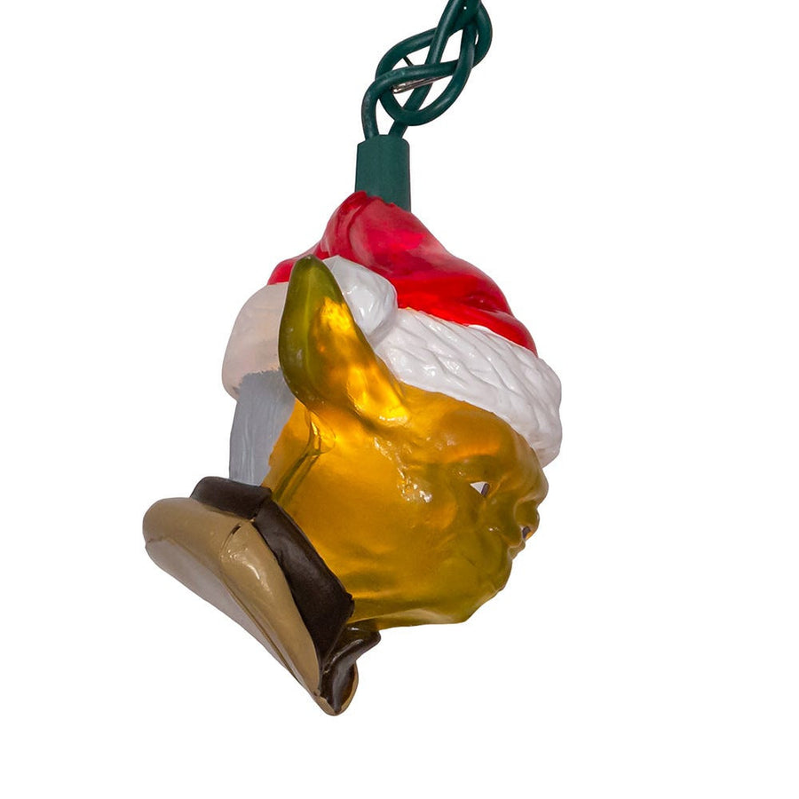 9' Star Wars™ UL 10L Yoda With Santa Hat Light Set