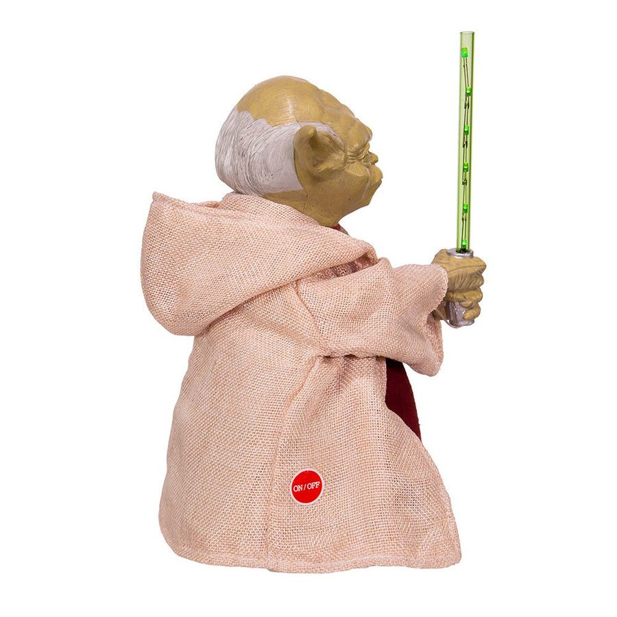 12" Battery-Operated Star Wars™ Yoda With Lightsaber LED Treetop