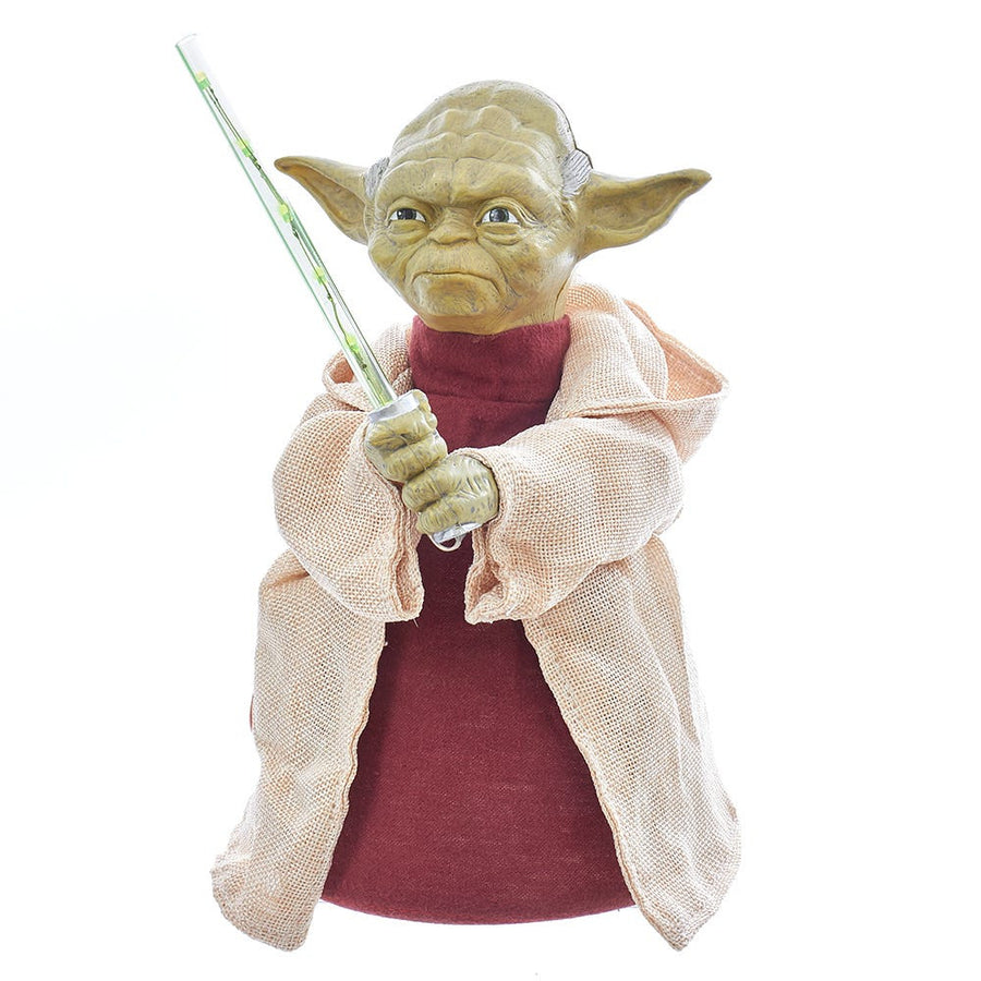 12" Battery-Operated Star Wars™ Yoda With Lightsaber LED Treetop