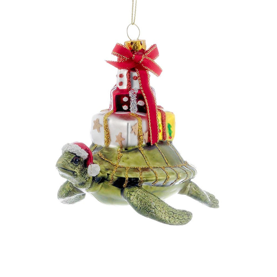 Glass Sea Turtle With Gift Ornament