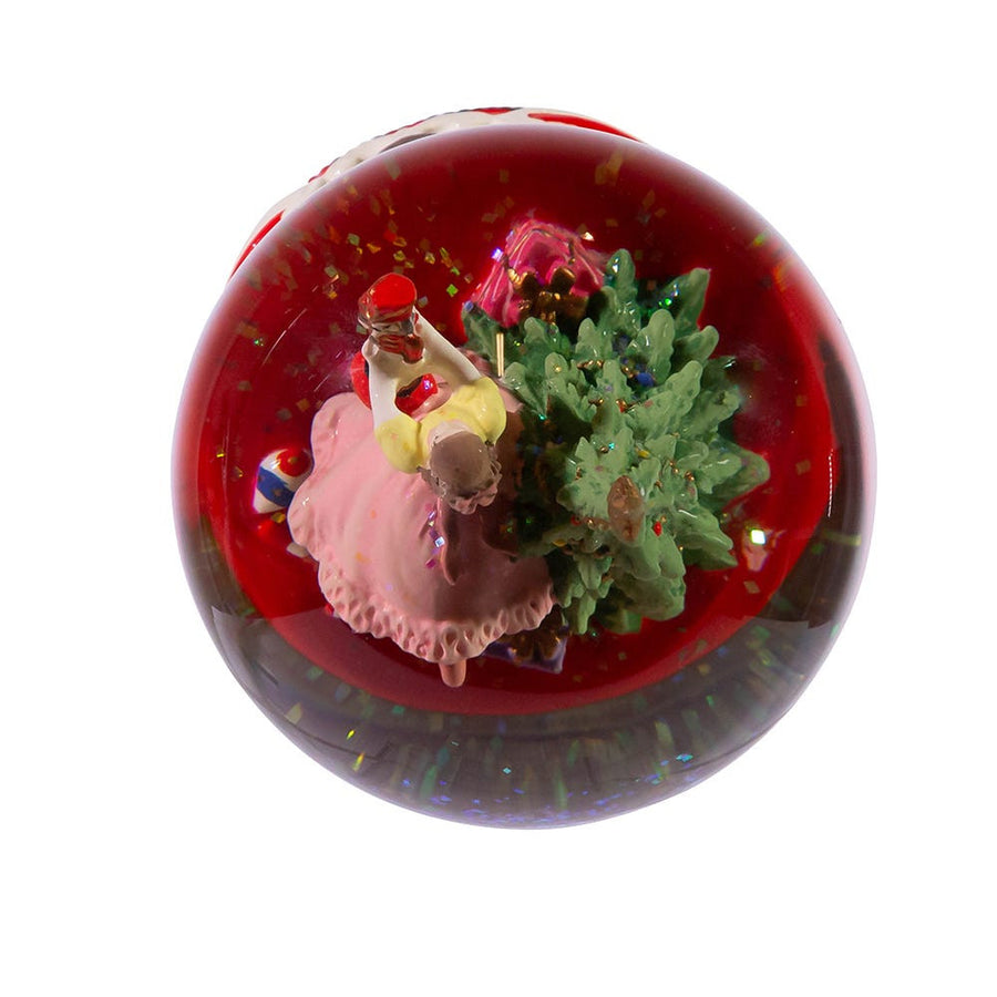 5.5" Clara With Nutcracker Musical Water Globe