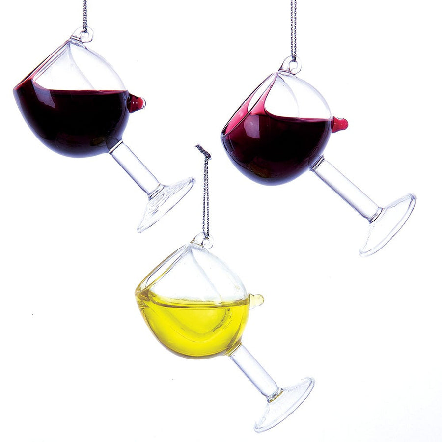 Wine Glass Ornaments
