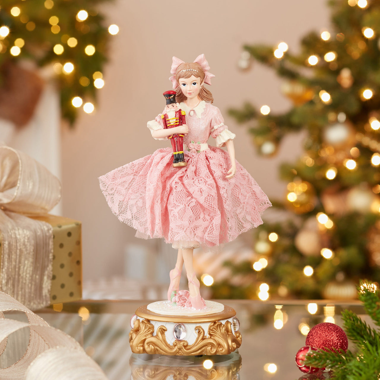 Clara Ballet Nutcracker Musical Tabletop Décor