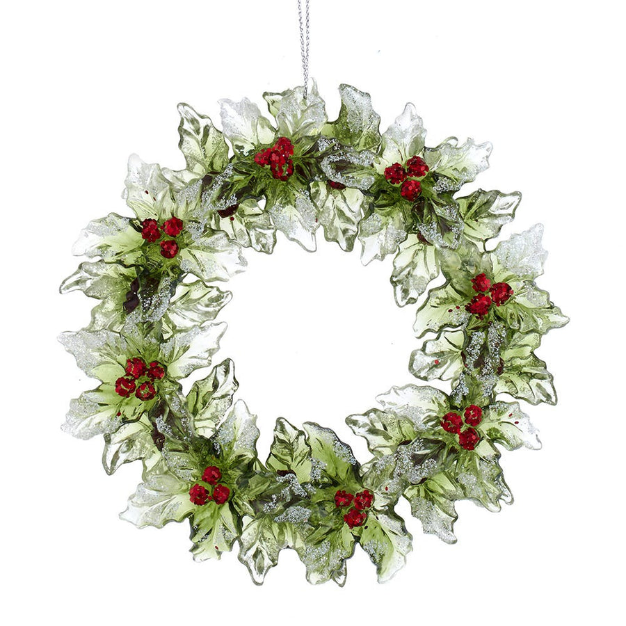 Red and Green Wreath Ornament