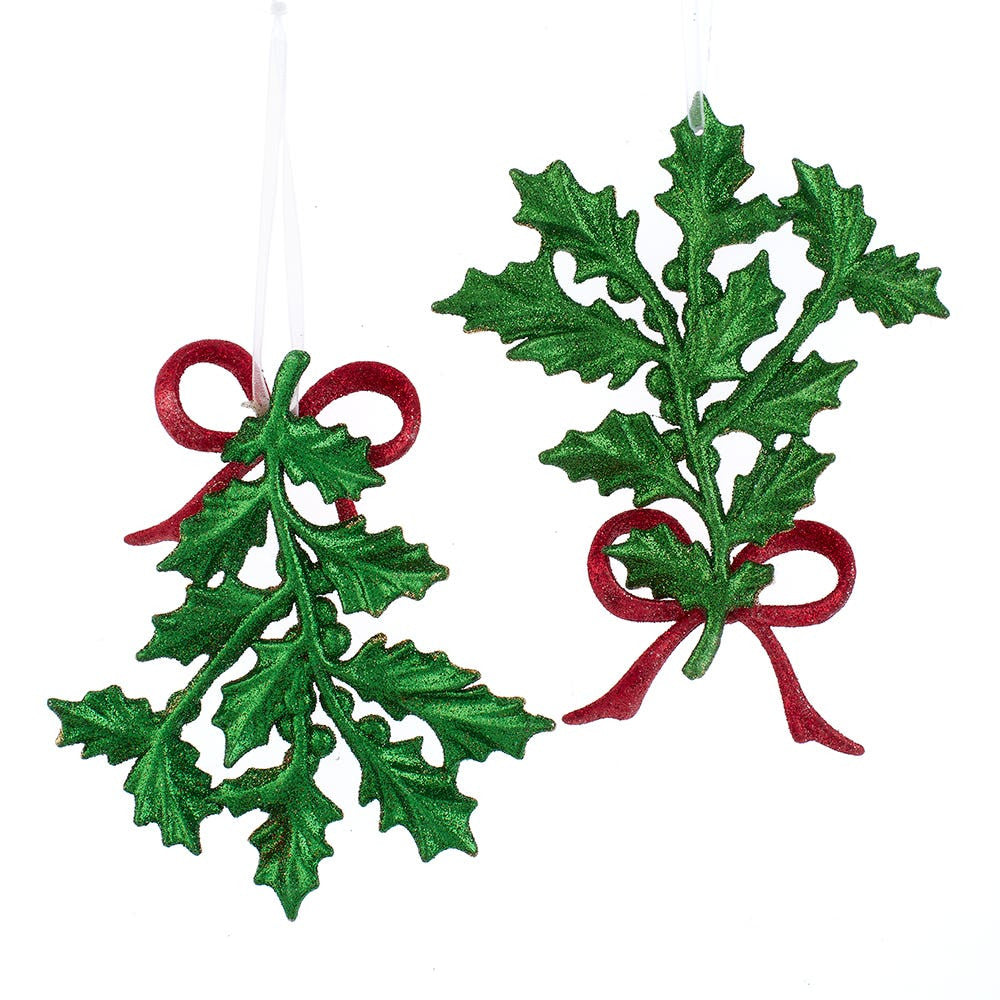 Holly Leaf Ornaments
