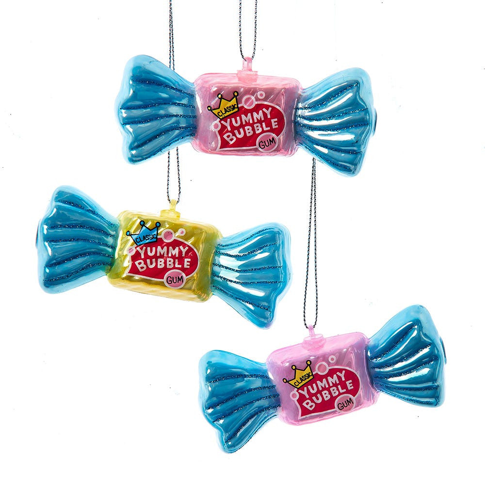 Glass Bubblegum Ornaments