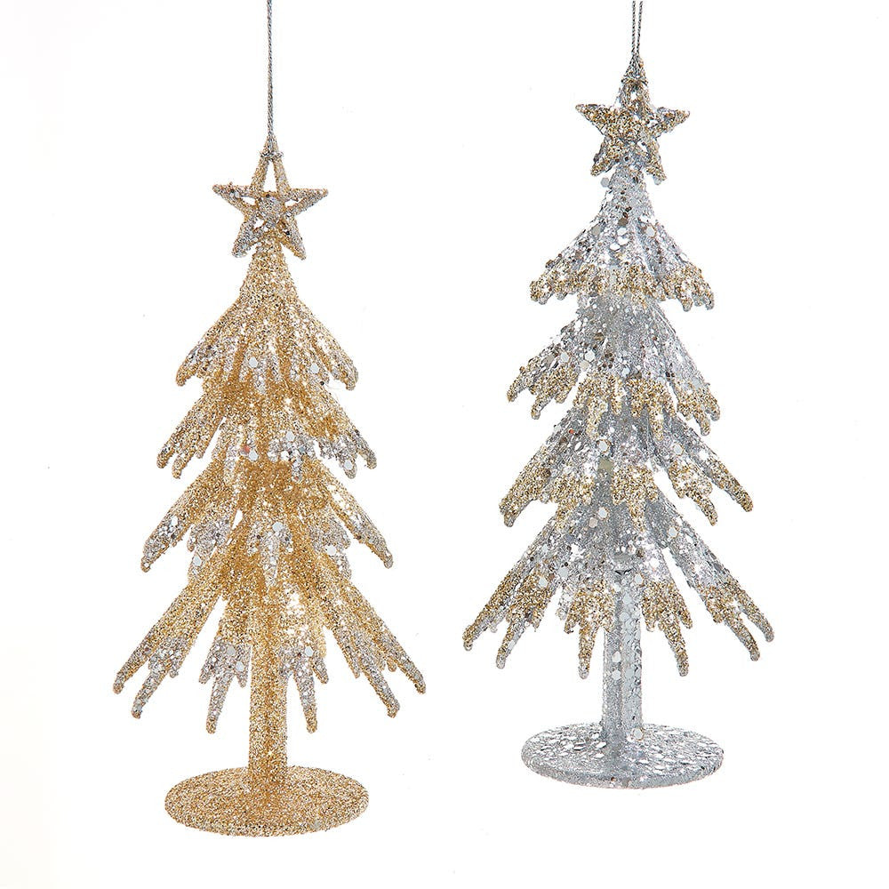 Platinum Christmas Tree Ornaments