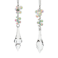 Clear Beads With Dangle Ornaments