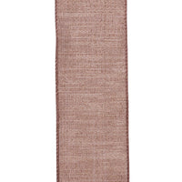 Champagne Textured Double Wire Ribbon