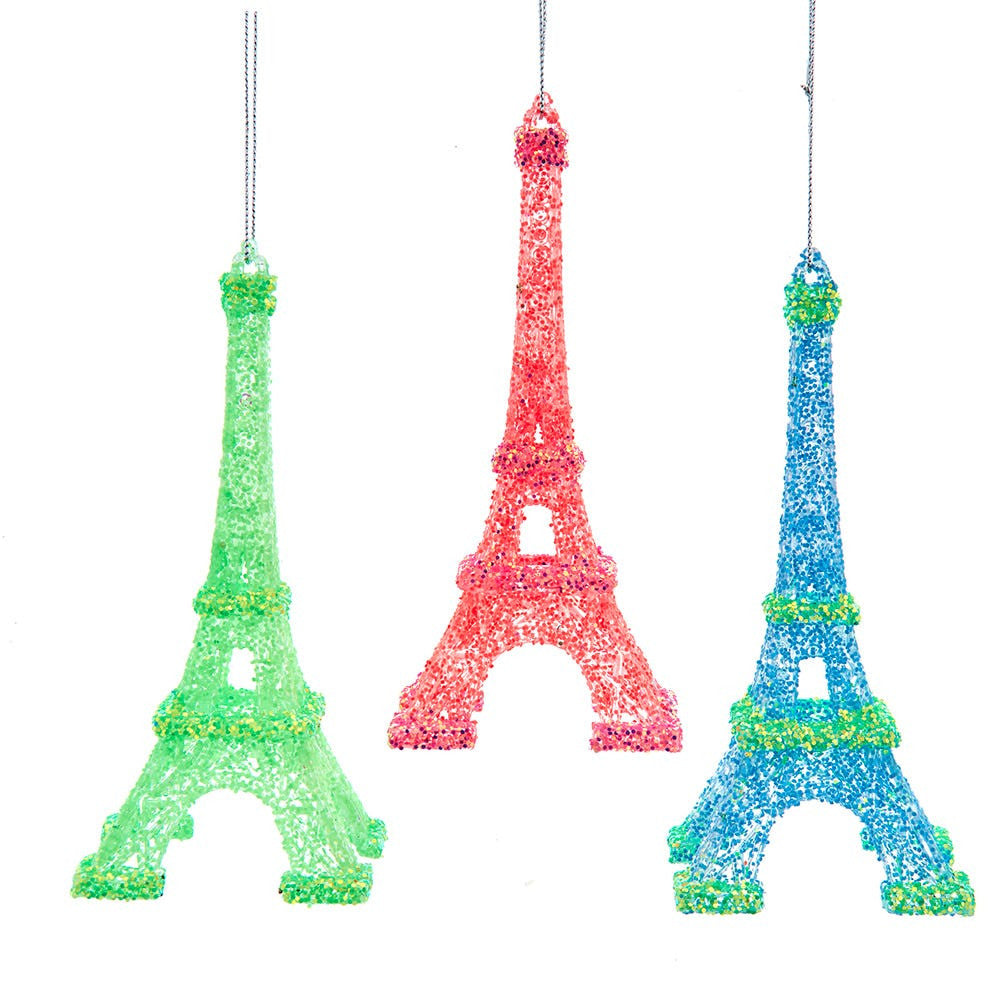 Glow-In-The-Dark Eiffel Tower Ornaments