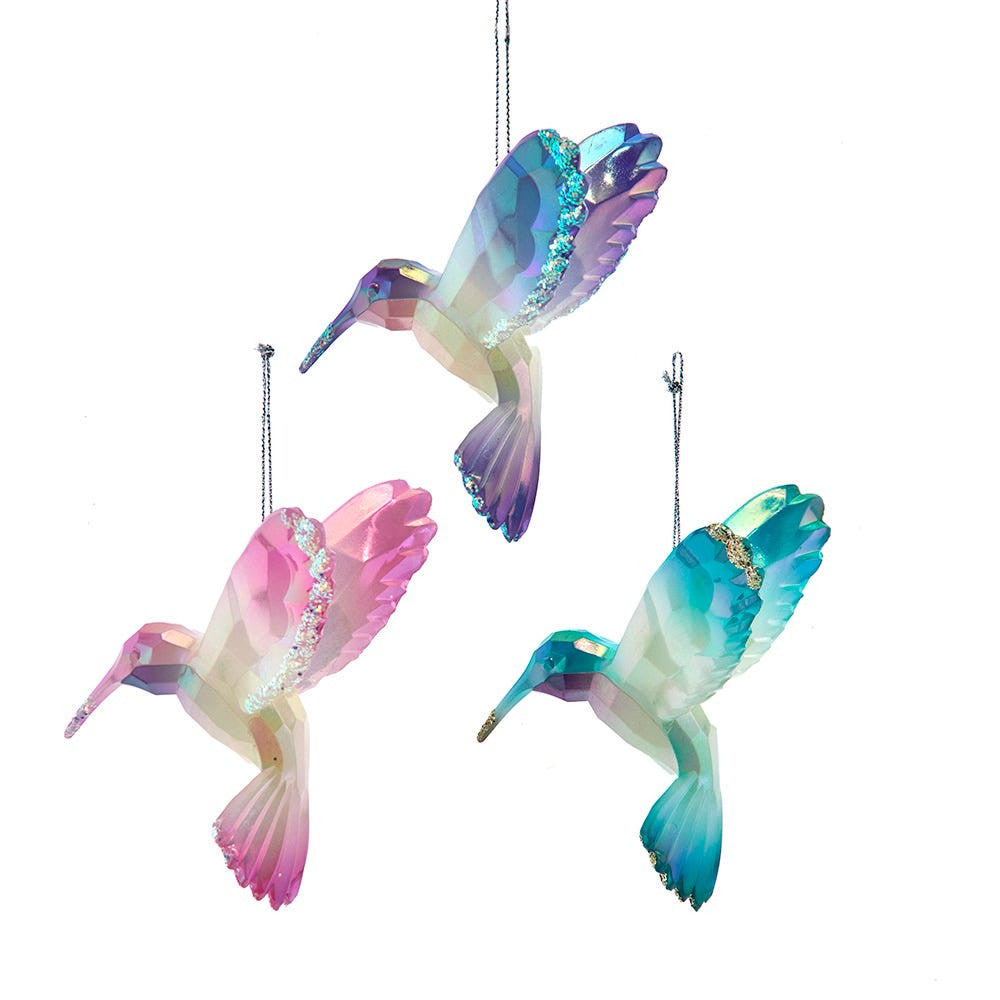 Glow-In-The-Dark Hummingbird Ornaments