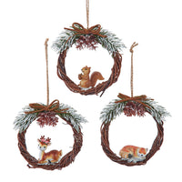 Wreath With Animal Ornaments