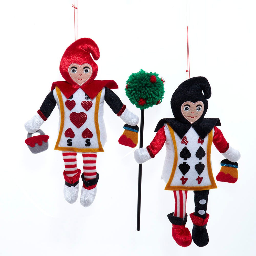 Card Soldier Ornaments
