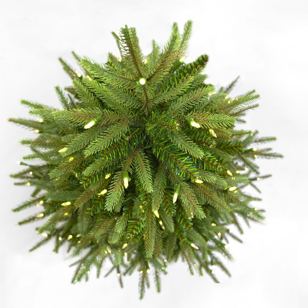 5' Pre-Lit Clear Incandescent Grand Fir Medium Tree