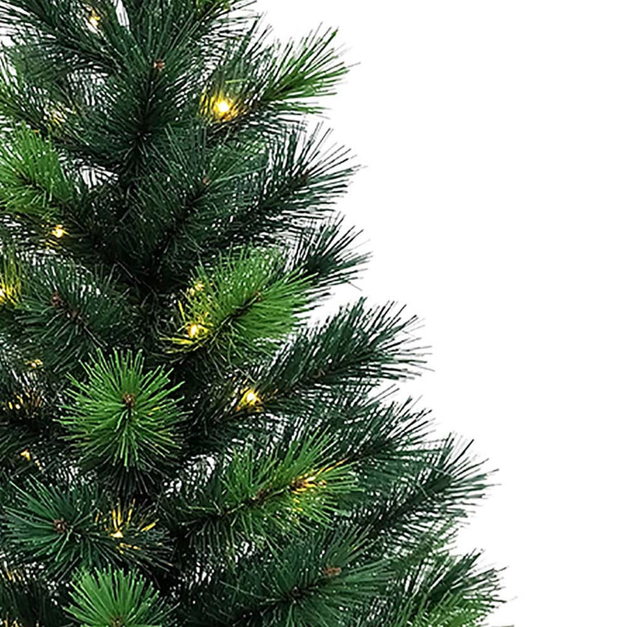 30" Battery-Operated Pre-Lit Warm White LED Miniature Pine Tree