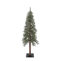 5' Pre-Lit Clear Incandescent Alpine Tree
