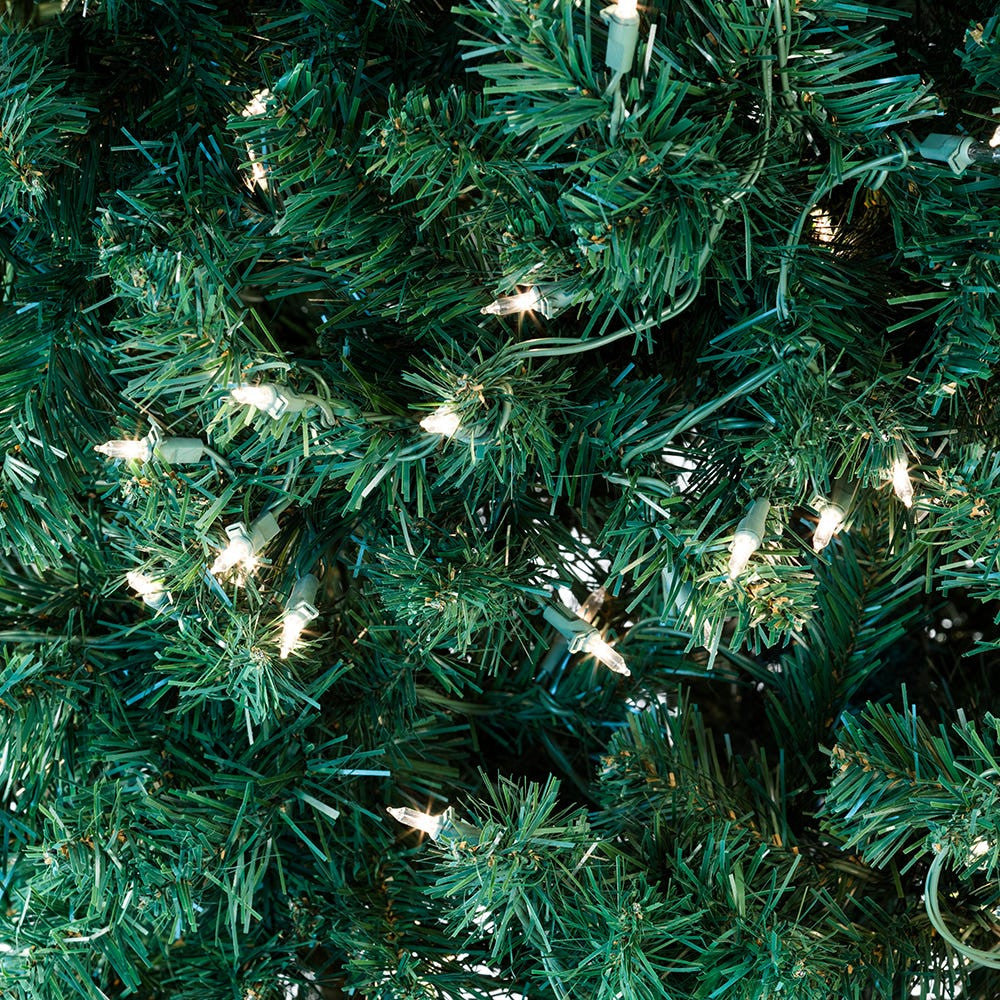 8.5' Pre-Lit Clear Incandescent Upside Down Tree