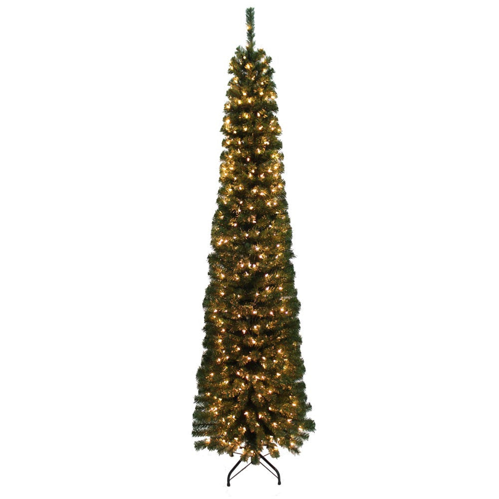 7' Pre-Lit Clear Incandescent Winchester Pine Pencil Tree