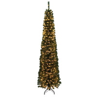 7' Pre-Lit Clear Incandescent Winchester Pine Pencil Tree