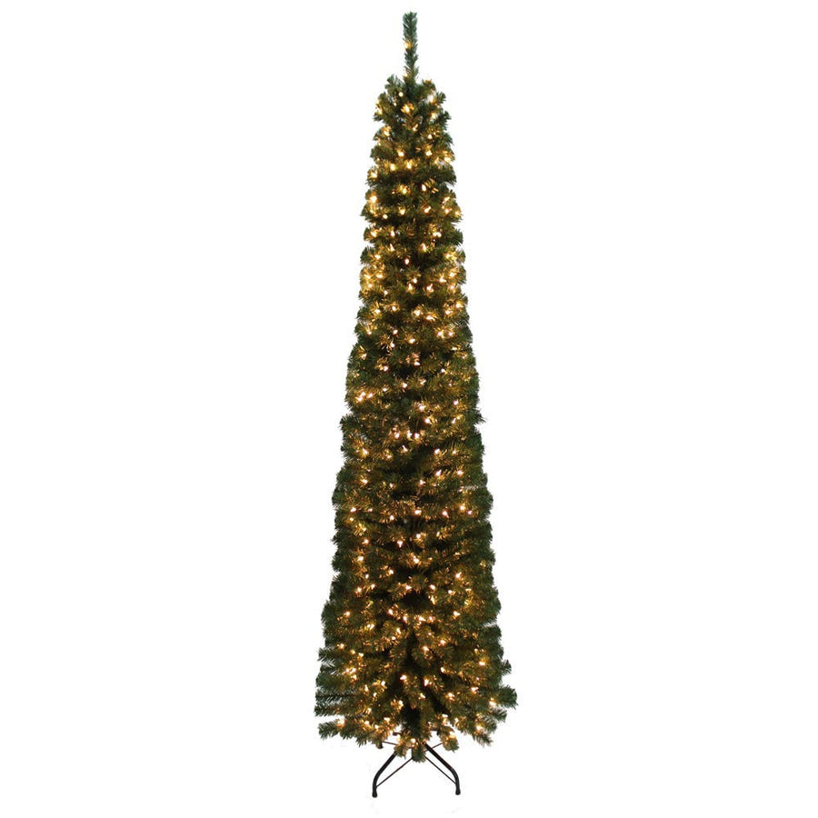 7' Pre-Lit Clear Incandescent Winchester Pine Pencil Tree