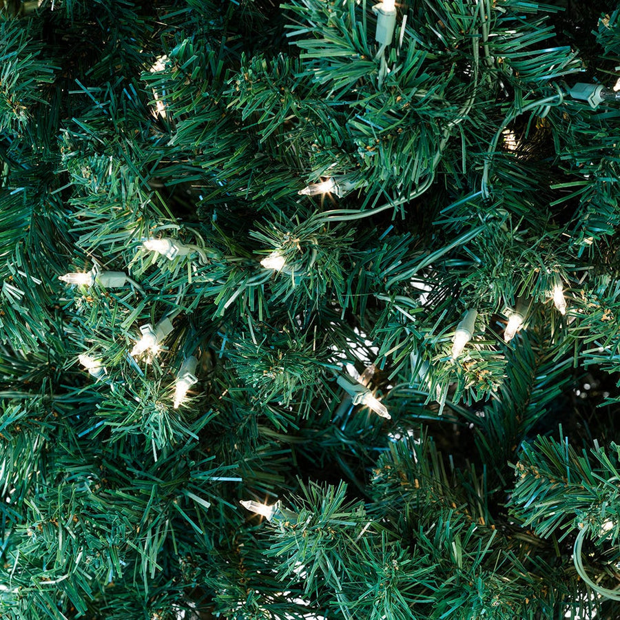 7.5' Pre-Lit Clear Incandescent Upside Down Tree