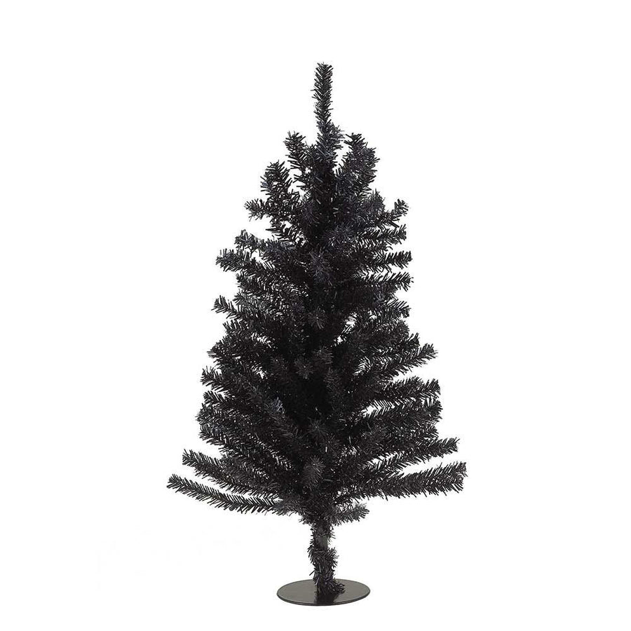 18" Un-Lit Black Tree