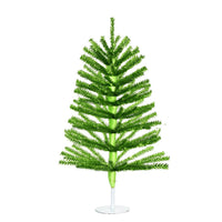 18“ Un-Lit Green Foil Miniature Tree